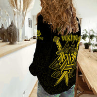 custom-viking-women-casual-shirt-valknut-raven-symbol-celtic-vegvisir-yellow-color