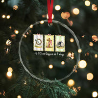 A Lot Can Happen in 3 Days Crystal Glass Ornament Christian Jesus Easter
