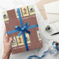 A Lot Can Happen in 3 Days Wrapping Paper Roll Christian Jesus Easter