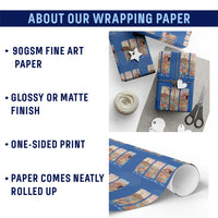 A Lot Can Happen In Three Days Christian Easter Wrapping Paper Roll Empty Tomb Cross Landscape Faith Inspirational Gift
