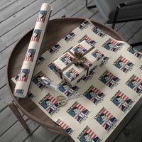 A True Patriot Memorial Wrapping Paper Roll Charlie Kirk Legacy The Greatness of Our Nation - Wonder Print Shop