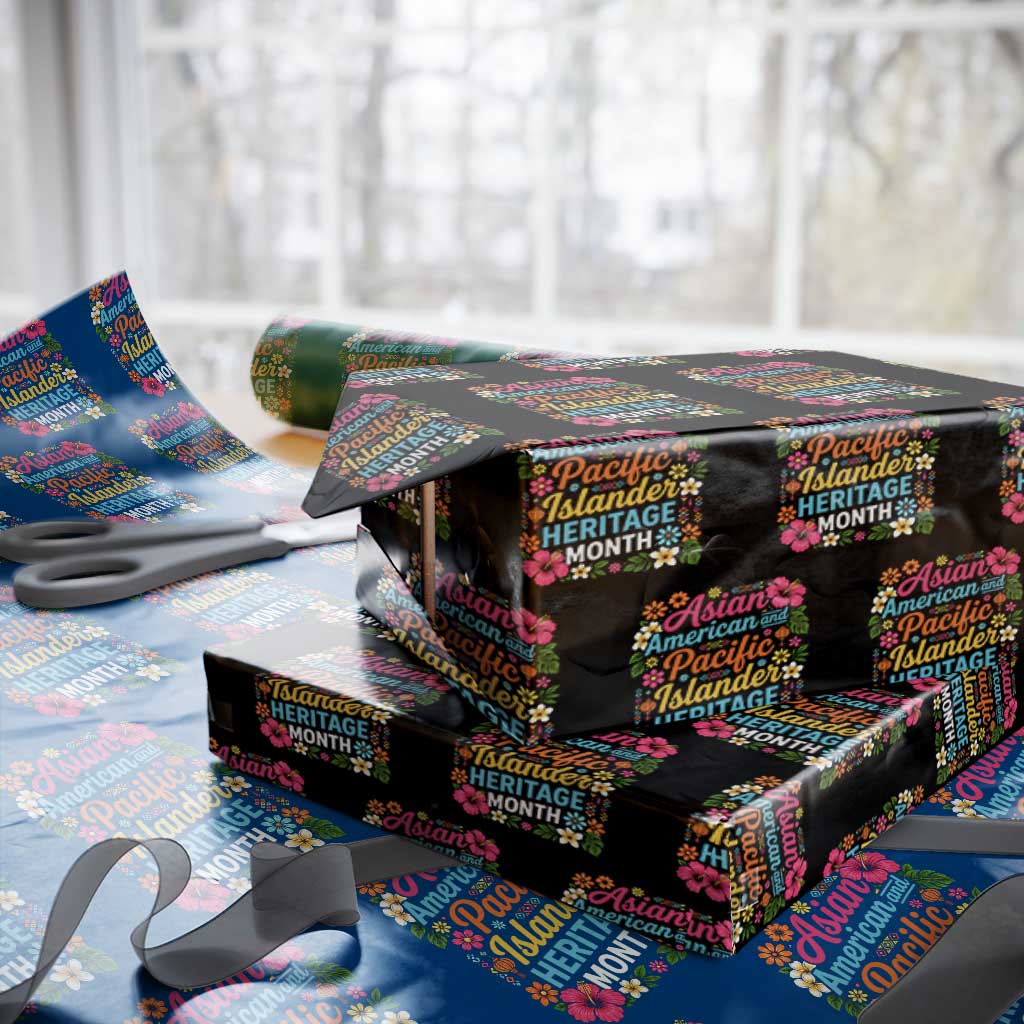 AAPI Asian American and Pacific Islander Heritage Month Wrapping Paper Roll