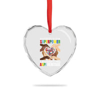 AAPI Heritage Month Heart Crystal Glass Ornament Diversity Is Our Superpower Asian American and Pacific Islander Countries