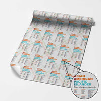 AAPI Heritage Month Wrapping Paper Roll Asian American and Pacific Islander Countries Pride - Wonder Print Shop