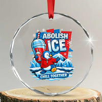 Abolish Ice Crystal Glass Ornament Subtle FDT Penguin Slush Drink Funny Summer Chill Mode