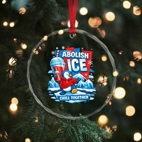 Abolish Ice Crystal Glass Ornament Subtle FDT Penguin Slush Drink Funny Summer Chill Mode