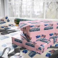 Abolish Ice Minnesota American Flag Wrapping Paper Roll MN Rebel Loon Resistance Protest