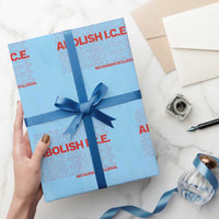 Abolish Ice No Human Is Illegal Wrapping Paper Roll Social Justice