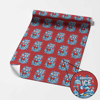 Abolish Ice Wrapping Paper Roll Subtle FDT Penguin Slush Drink Funny Summer Chill Mode