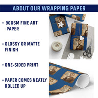 Abraham Lincoln American History Teacher School Wrapping Paper Roll