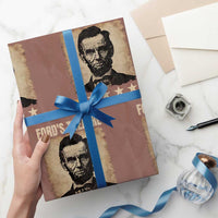 Abraham Lincoln Ford's Theatre Wrapping Paper Roll Awful Would Not Recommend Funny US History