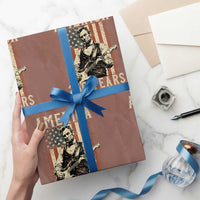 Abraham Lincoln Playing Guitar 4th July US 250th Anniversary Wrapping Paper Roll