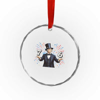 Abraham Lincoln Quote Crystal Glass Ornament American History Presidents Day