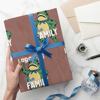 Activist Portland Frog Wrapping Paper Roll I Protect the Family Protest Statement - Wonder Print Shop