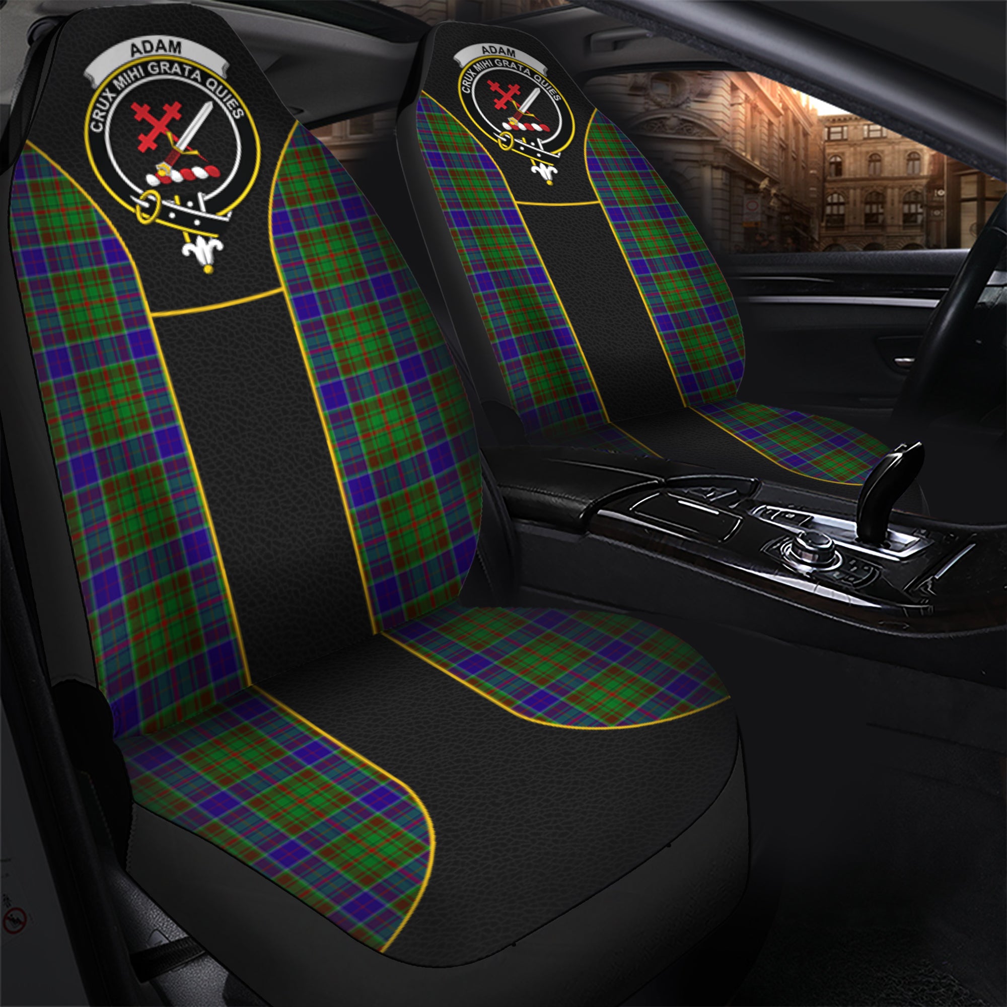 scottish-adam-tartan-crest-car-seat-cover-special-style