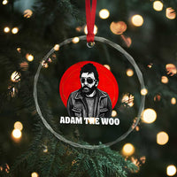 Adam Inspired Graphic Crystal Glass Ornament The Woo In Remembrance Memorial Tribute - Wonder Print Shop