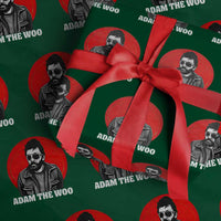 Adam Inspired Graphic Wrapping Paper Roll The Woo In Remembrance Memorial Tribute - Wonder Print Shop