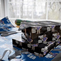 Adam Inspired Graphic Wrapping Paper Roll The Woo Memorial Tribute Join Me Shall You - Wonder Print Shop
