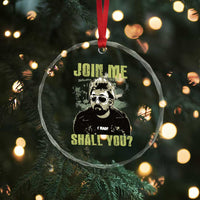 Adam Inspired Memorial Crystal Glass Ornament Join Me Shall You The Woo Tribute - Wonder Print Shop