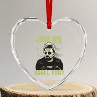 Adam Inspired Memorial Heart Crystal Glass Ornament Join Me Shall You The Woo Tribute - Wonder Print Shop