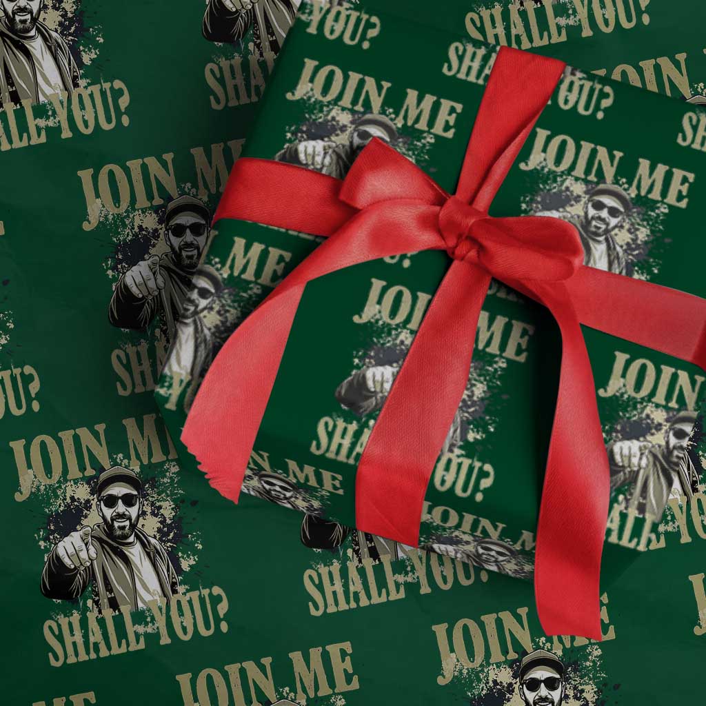 Adam Memorial Tribute Wrapping Paper Roll Join Me Shall You