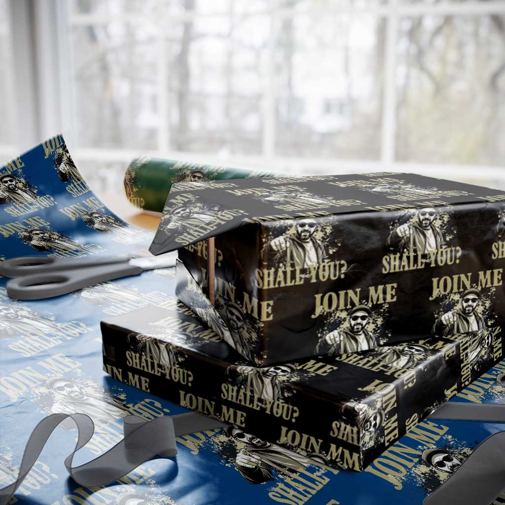 Adam Memorial Tribute Wrapping Paper Roll Join Me Shall You