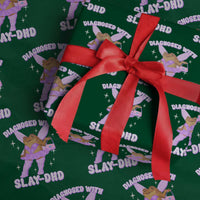 ADHD Meme Wrapping Paper Roll Funny Slay DHD Frog Neurodivergent - Wonder Print Shop