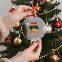 Admit It Life Would Be Boring Without Me Crystal Glass Ornament Funny Cat Saying - Wonder Print Shop
