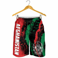 Afghanistan Shorts for Men Grunge Style