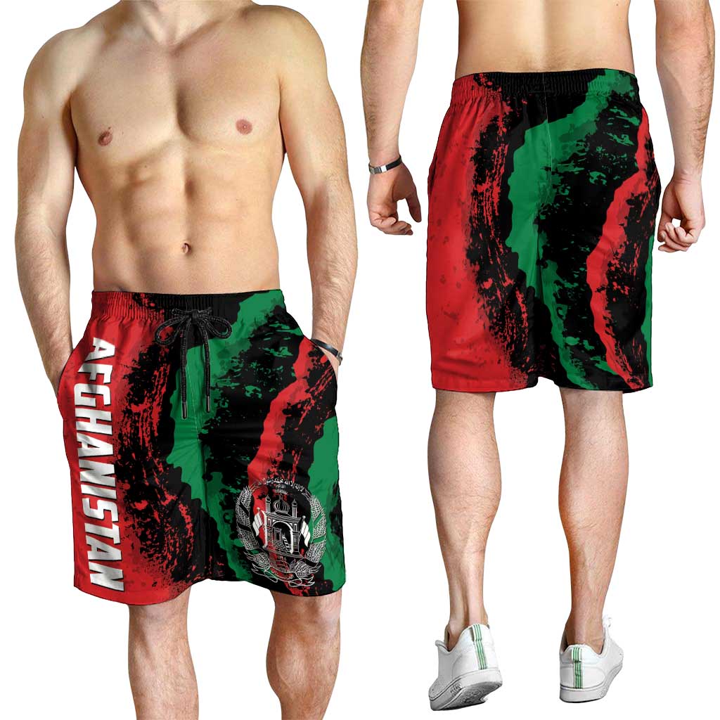 Afghanistan Shorts for Men Grunge Style