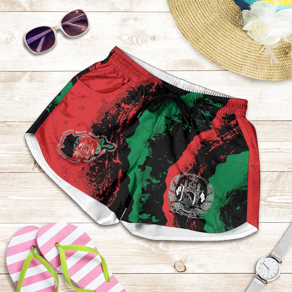 Afghanistan Shorts for Women Grunge Style