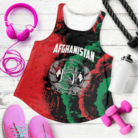 Afghanistan Women Racerback Tank Grunge Style