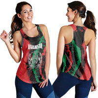 Afghanistan Women Racerback Tank Grunge Style