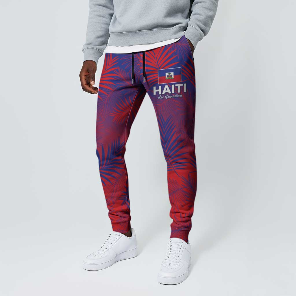 Africa Les Grenadiers Haiti Football Jogger Pants Tropical Vibes - Wonder Print Shop