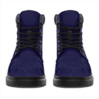 African American Buffalo Soldier All Season Boots We Can We Will - Navy Blue - Wonder Print Shop