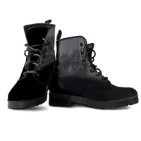 African American Buffalo Soldier Leather Boots We Can We Will - Black - Wonder Print Shop