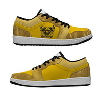 African American Buffalo Soldier Low Sneakers We Can We Will - Yellow - Wonder Print Shop