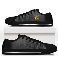 African American Buffalo Soldier Low Top Shoes We Can We Will - Black - Wonder Print Shop