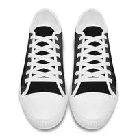 African American Buffalo Soldier Low Top Shoes We Can We Will - Black - Wonder Print Shop