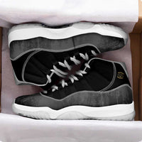 African American Buffalo Soldier Sneakers J11 We Can We Will - Black - Wonder Print Shop