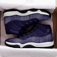 African American Buffalo Soldier Sneakers J11 We Can We Will - Navy Blue - Wonder Print Shop