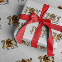 African American Christmas Nativity Scene Wrapping Paper Roll Joy To The World Afro Black Jesus - Wonder Print Shop