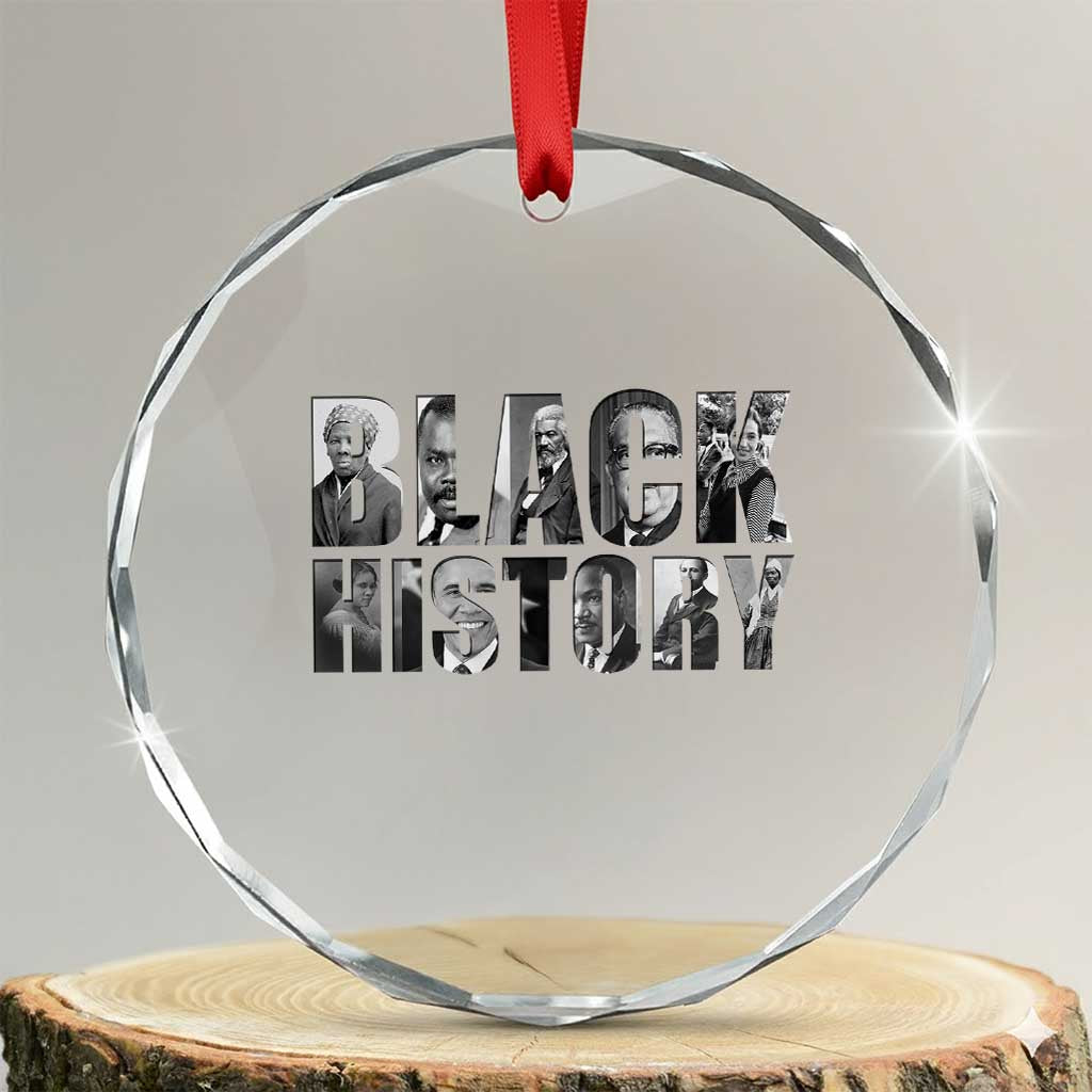 African American Leaders Crystal Glass Ornament Black History Month Legends - Wonder Print Shop