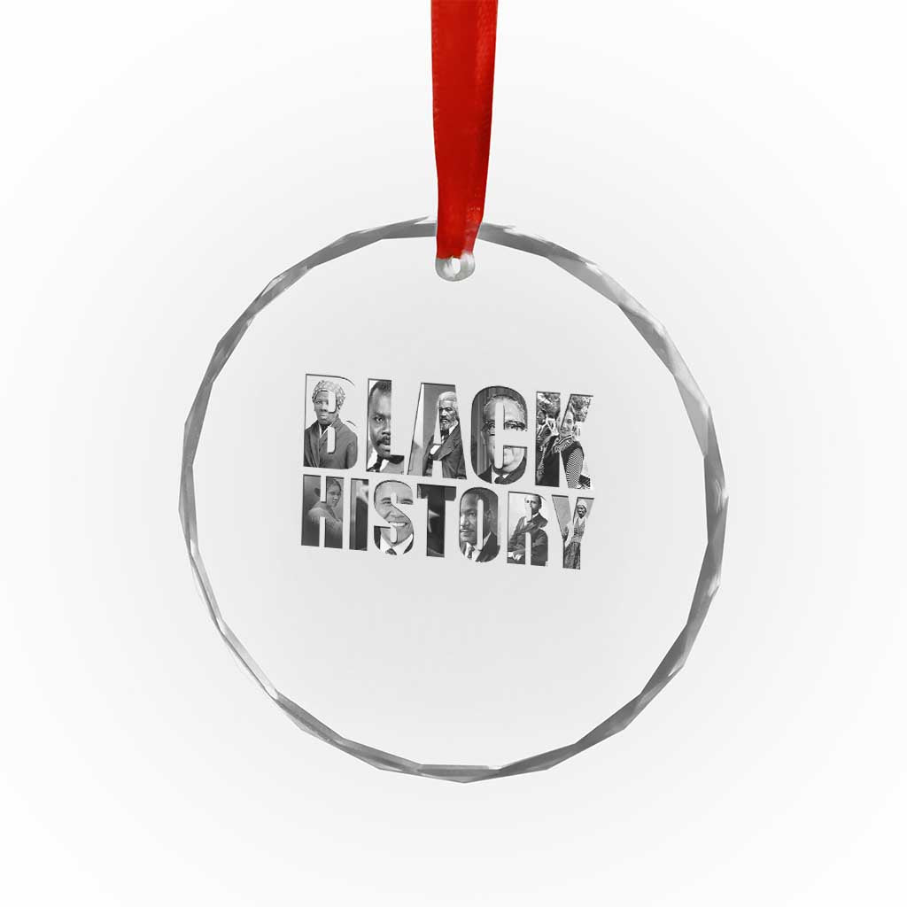 African American Leaders Crystal Glass Ornament Black History Month Legends - Wonder Print Shop