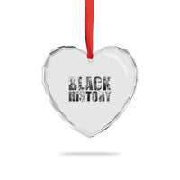 African American Leaders Heart Crystal Glass Ornament Black History Month Legends - Wonder Print Shop