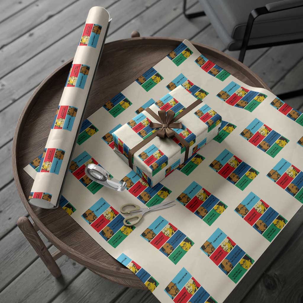 African American Leaders History Quote Gift Wrapping Paper Roll