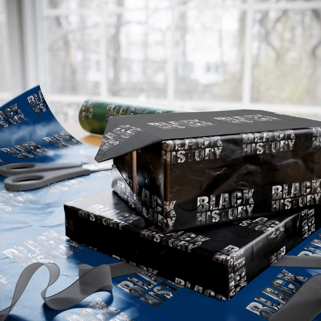 African American Leaders Wrapping Paper Roll Black History Month Legends - Wonder Print Shop