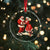 African American Xmas Crystal Glass Ornament Black Santa Mr Mrs Claus Dancing - Wonder Print Shop