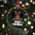 African American Xmas Crystal Glass Ornament Cute Black Girl Kids Merry Christmas - Wonder Print Shop