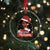 African American Xmas Crystal Glass Ornament Santa's Favorite Melanin Santa Girl - Wonder Print Shop